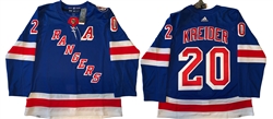 Source New York Chris Kreider Navy Blue 2021/22 Stitched Hockey