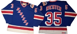 NHL Rangers 35 Mike Richter White Statue of Liberty CCM Men Jersey