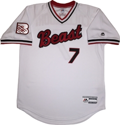 LI Beast 2016 Majestic Throwback Cool Base Jersey